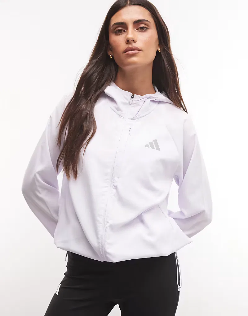 Беговая куртка Adidas Essentials фиолетового