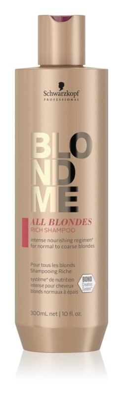 

Питательный шампунь для густых волос Schwarzkopf Professional Blondme All Blondes Rich