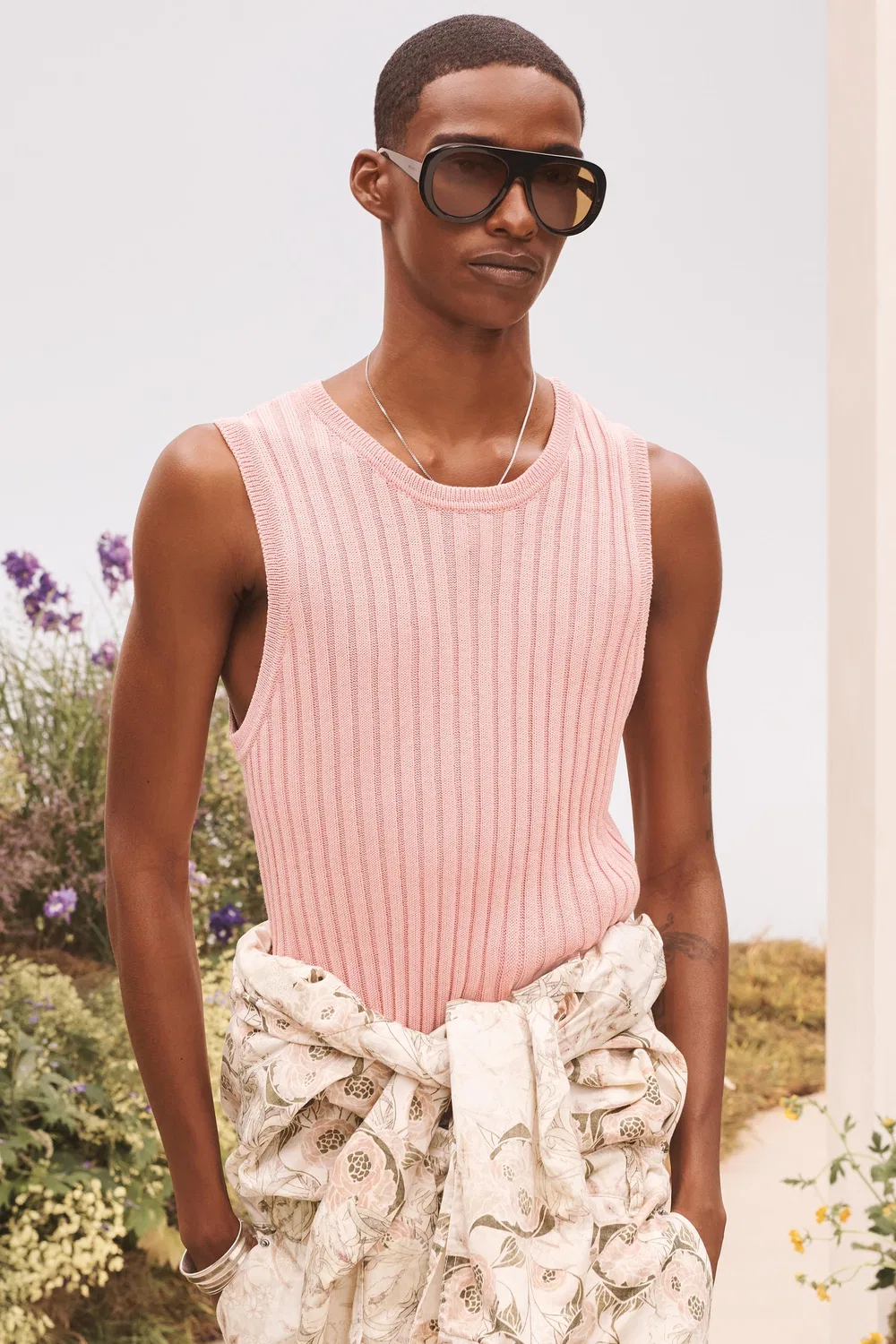 Топ KNTTD TNK ZARA, Pastel pink