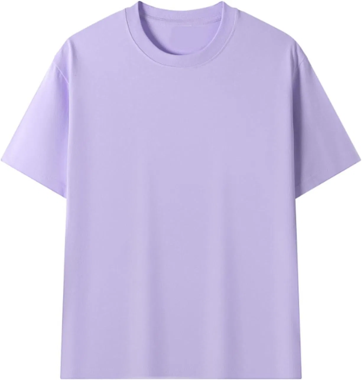 Мужская хлопковая футболка с круглым вырезом, Regular Fit, Purple — фото 2