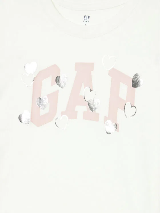 Футболка relaxed fit Gap, белый — фото 3