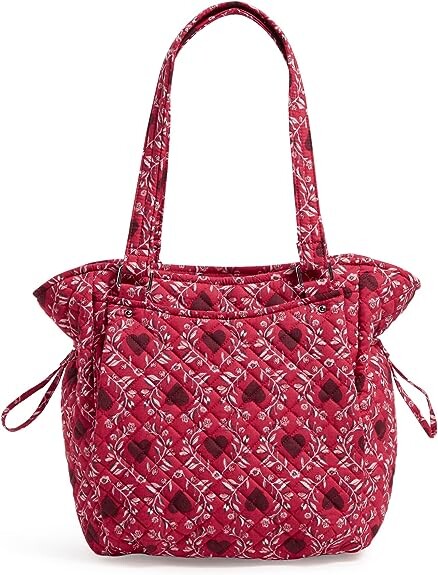 

Женская хлопковая сумочка-сэтчел Vera Bradley Glenna, красный