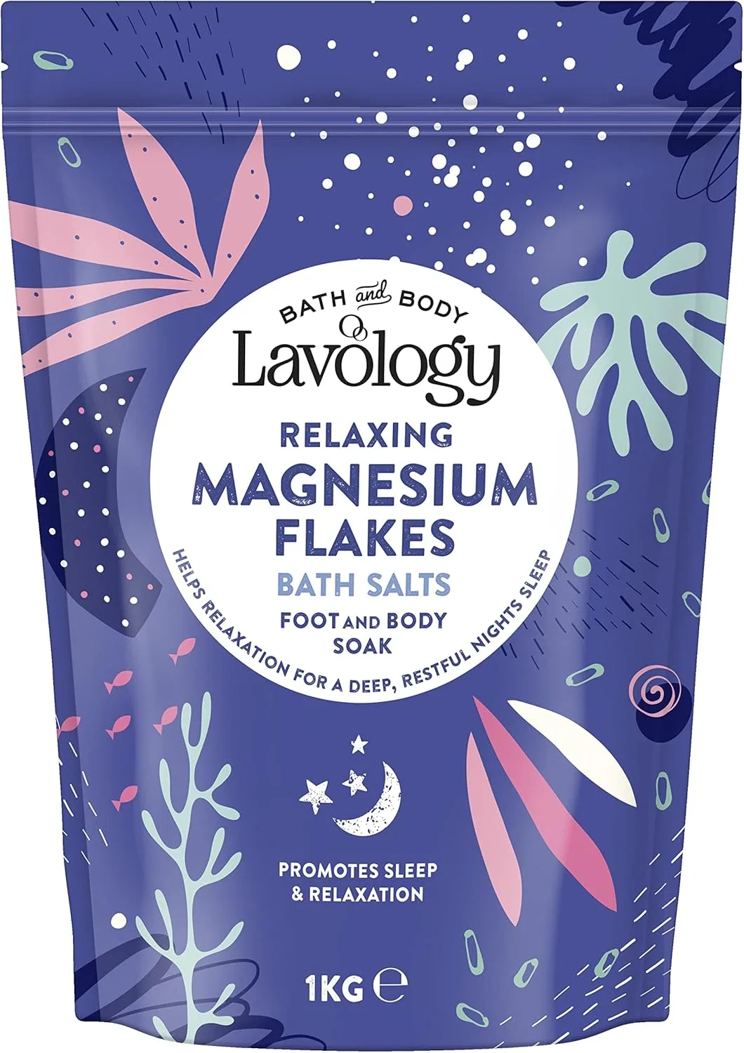 Соль для ванн Magnesium Flakes, Лавология, 1 кг Lavology