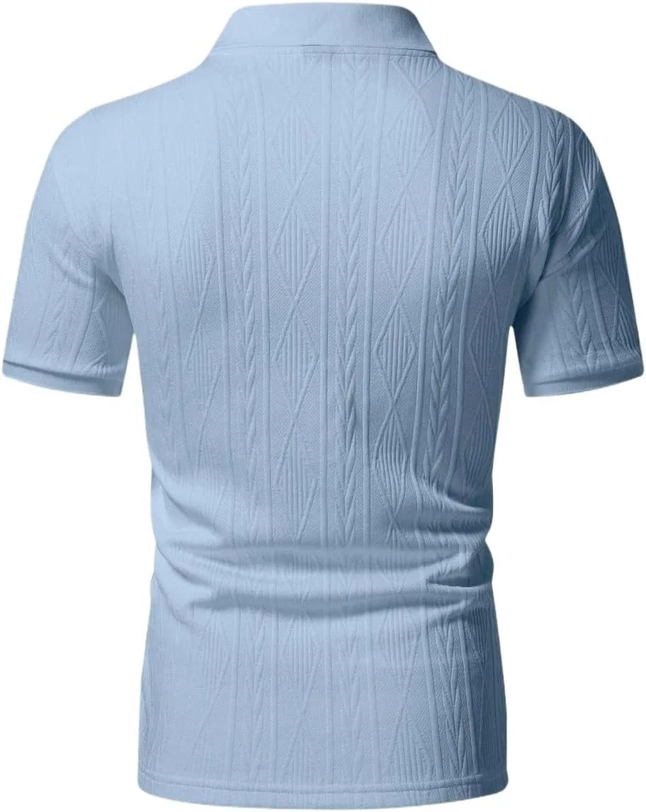Мужская футболка с коротким рукавом из трикотажа, Baby Blue