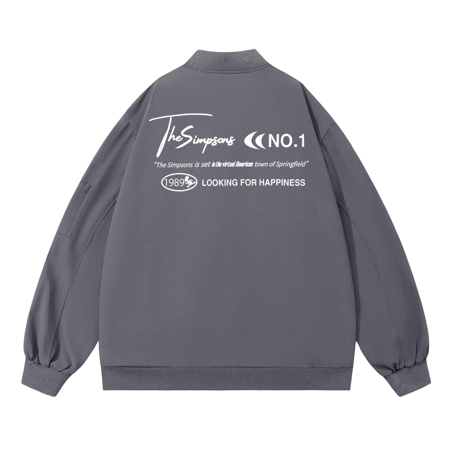 

The Simpsons Куртка Unisex, Dark Gray (Solid Color)