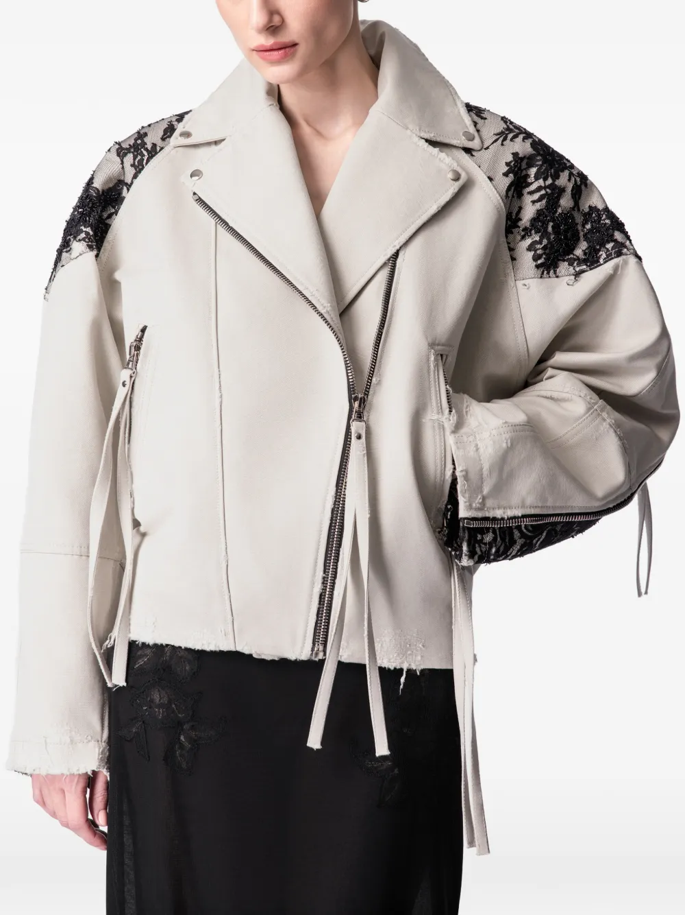 

Пиджак с кружевными вставками Article Ten, бежевый