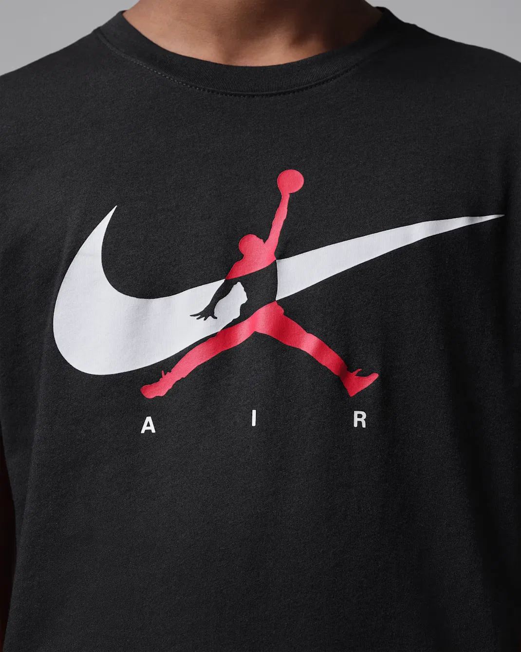 Детская футболка Jumpman Swoosh Intersection Jordan, Black — фото 4