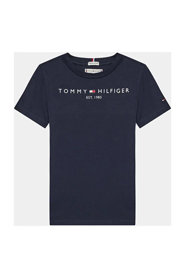 Детская футболка для девочек с принтом Tommy Hilfiger, Navy Blue