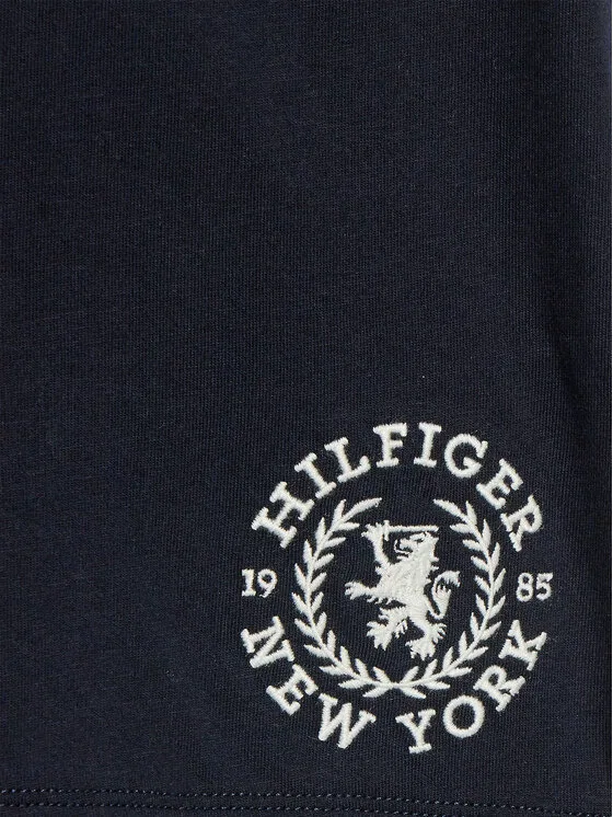 Футболка regular fit Crest Logo Tommy Hilfiger, темно-синий — фото 3
