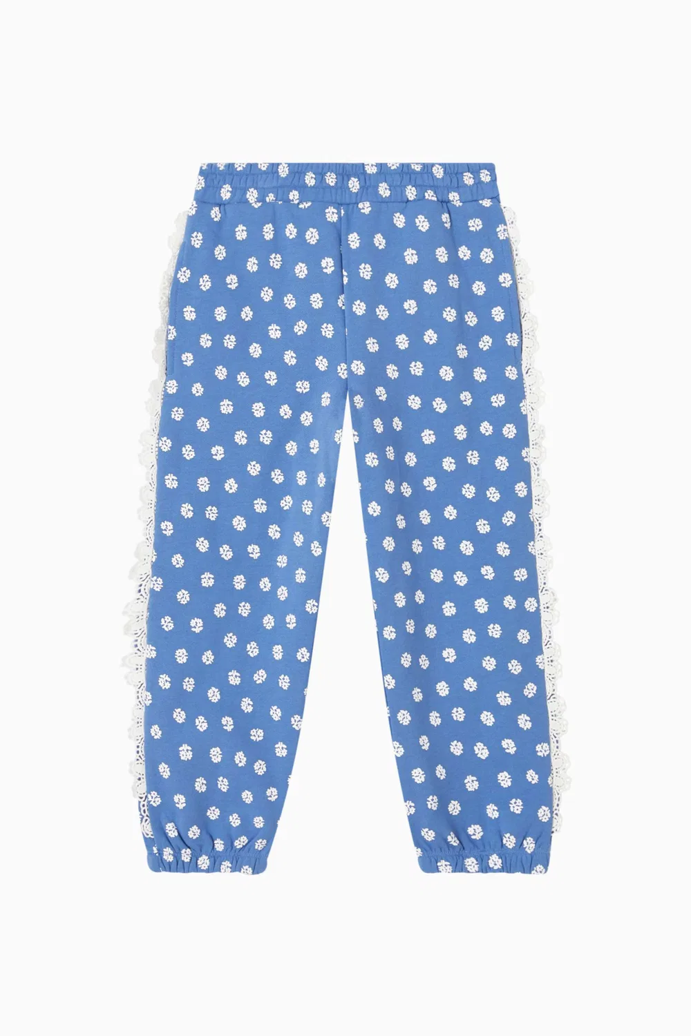 Штаны с цветочным принтом хлопковые Stella McCartney
