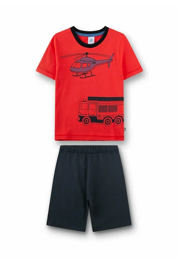 Комплект пижамы с принтом helicopter set Sanetta, red, красный