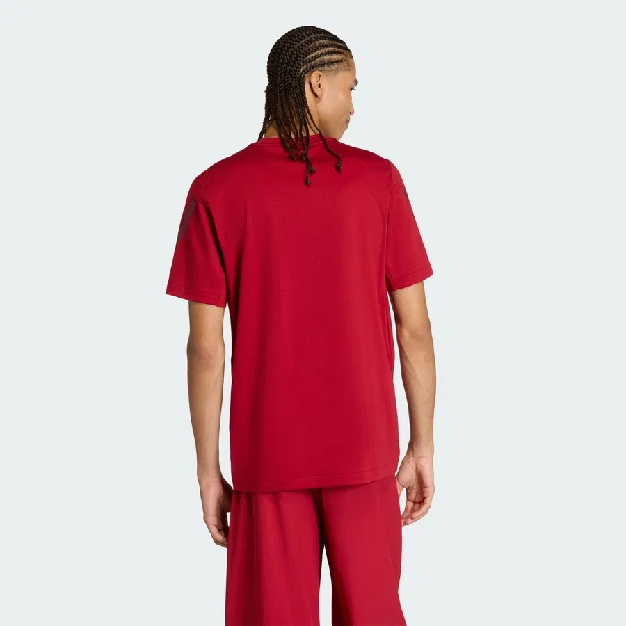 Футболка с длинным рукавом adidas Z.N.E. Tee, Красный — фото 2