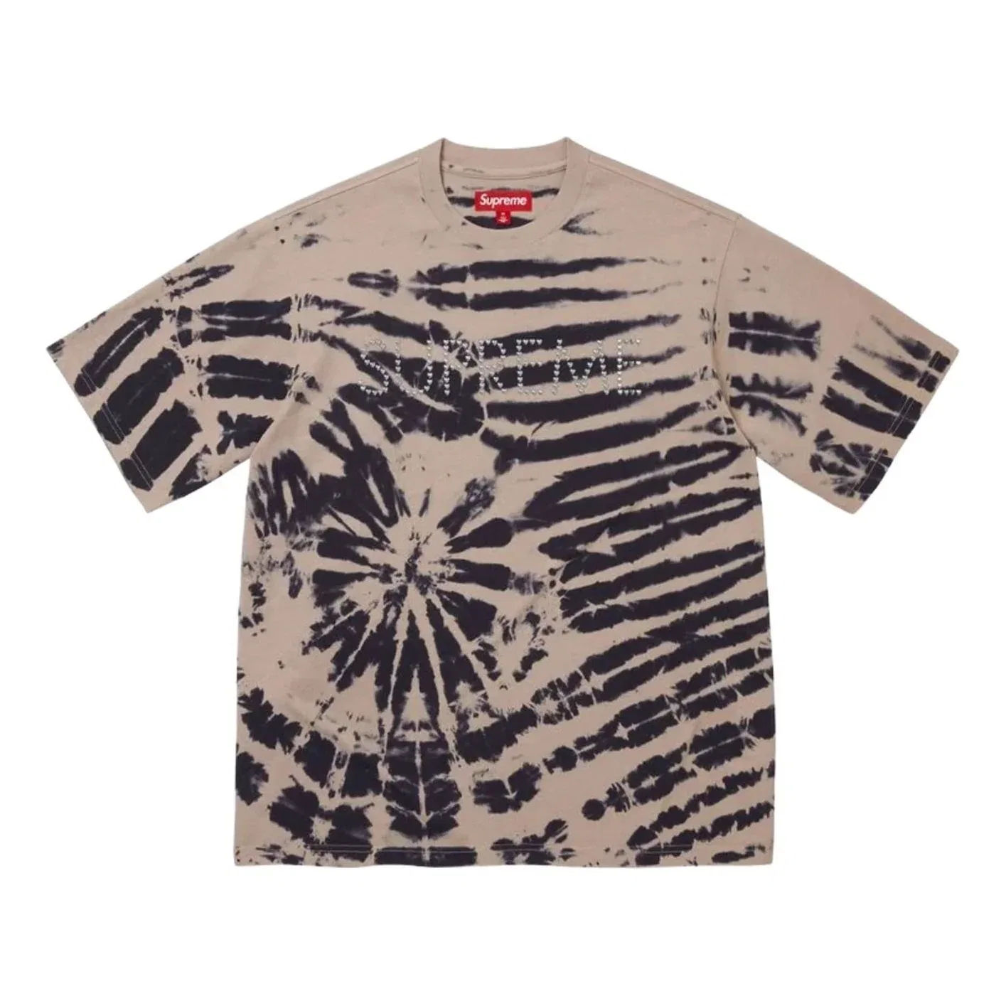 Мужская футболка FW26 Hearts Studded S/S T-Shirt 'Tie Dye' Supreme, Tie Dye