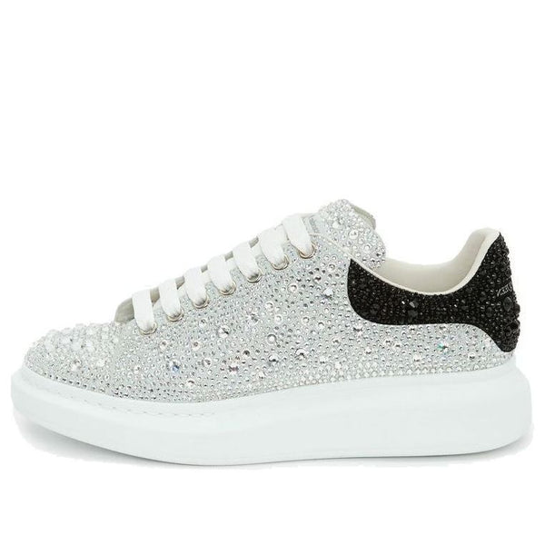 

Кроссовки crystal-embellished oversized sneakers 'silver black' Alexander Mcqueen, серебряный, Серебристый, Кроссовки crystal-embellished oversized sneakers 'silver black' Alexander Mcqueen, серебряный