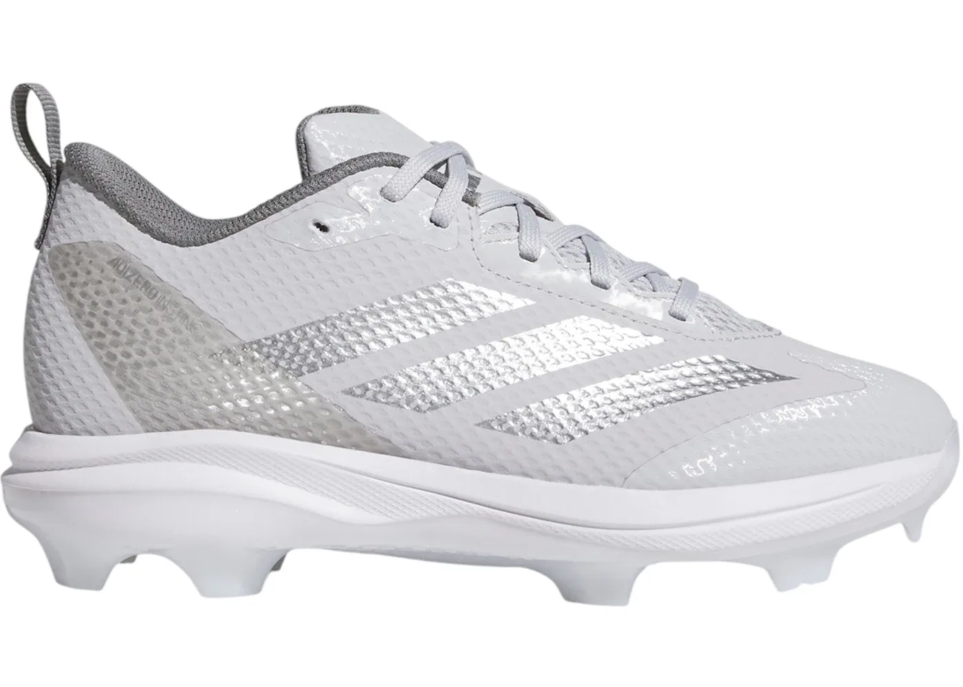 Детские бутсы Adizero Instinct 2.0 TPU Adidas, Team Light Grey Silver Metallic Team Grey Four