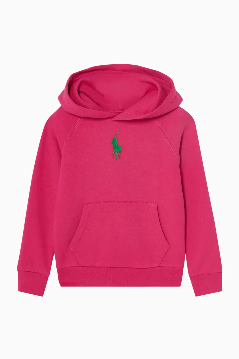 Худи хлопковое Logo Polo Ralph Lauren, розовый