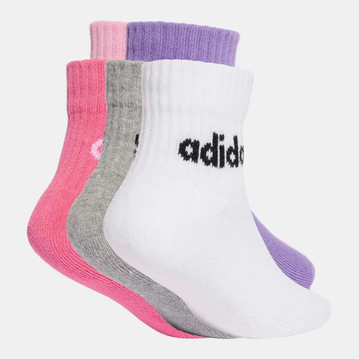 Детские носки для девочек хлопковые adidas, Rosa — фото 2