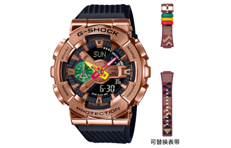 

Мужские часы Casio G-Shock GM-110RH-1A Full Metal Series черные