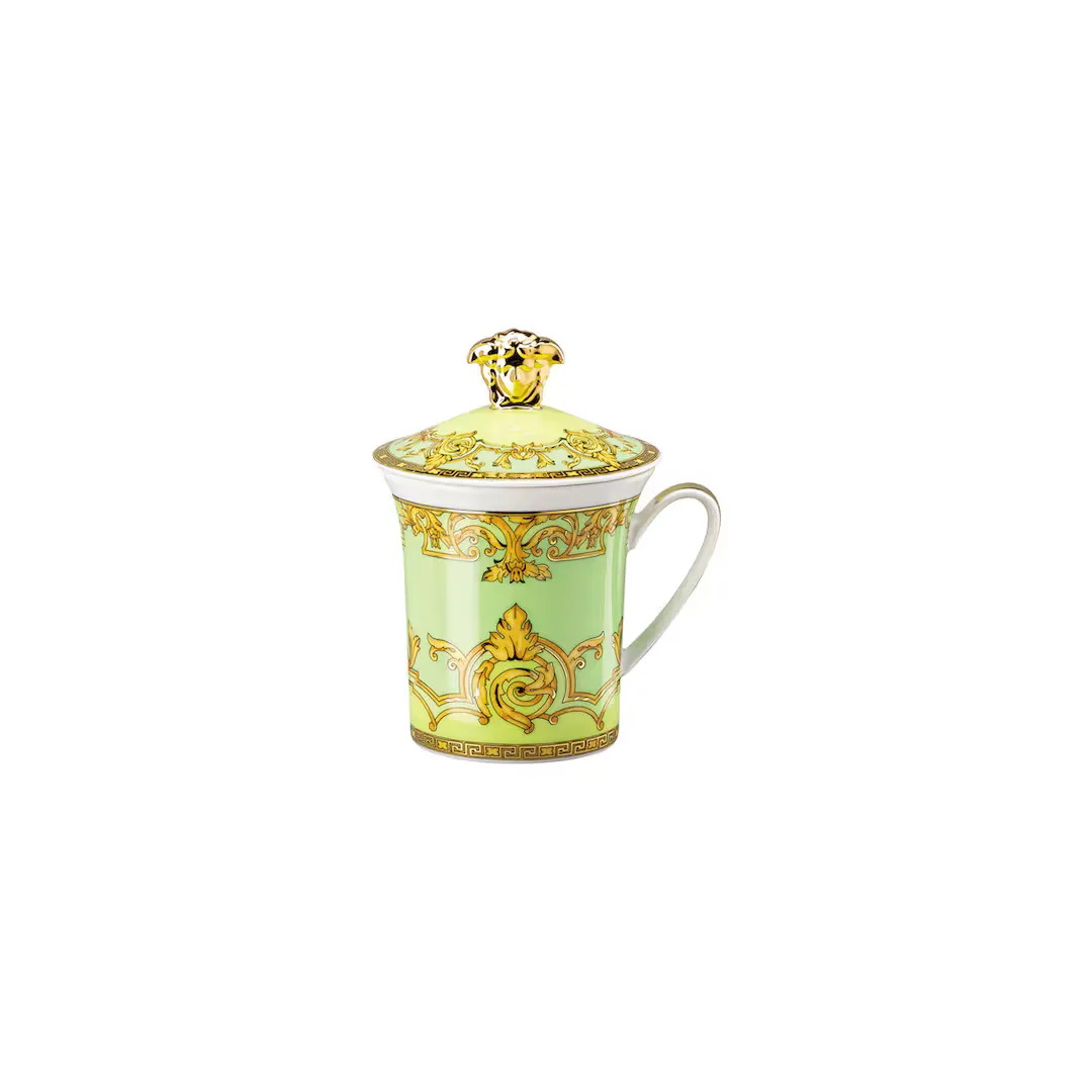 

Кружка с крышкой 30 Years Edition Green Floralia Versace, зеленый