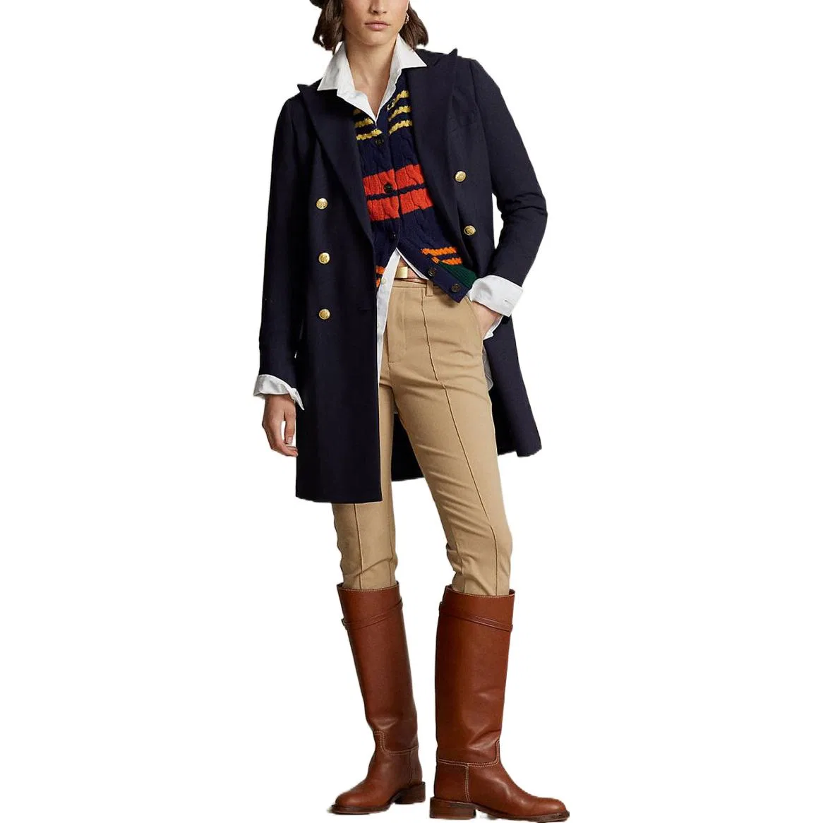 Женский свитер с длинным рукавом Marine Blue Polo Ralph Lauren, Marine Blue — фото 3