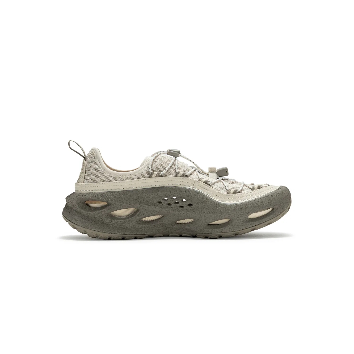 Детские повседневные кроссовки из замши и сетки Li-Ning, Dune Khaki/Coffee Foam Umber — фото 3