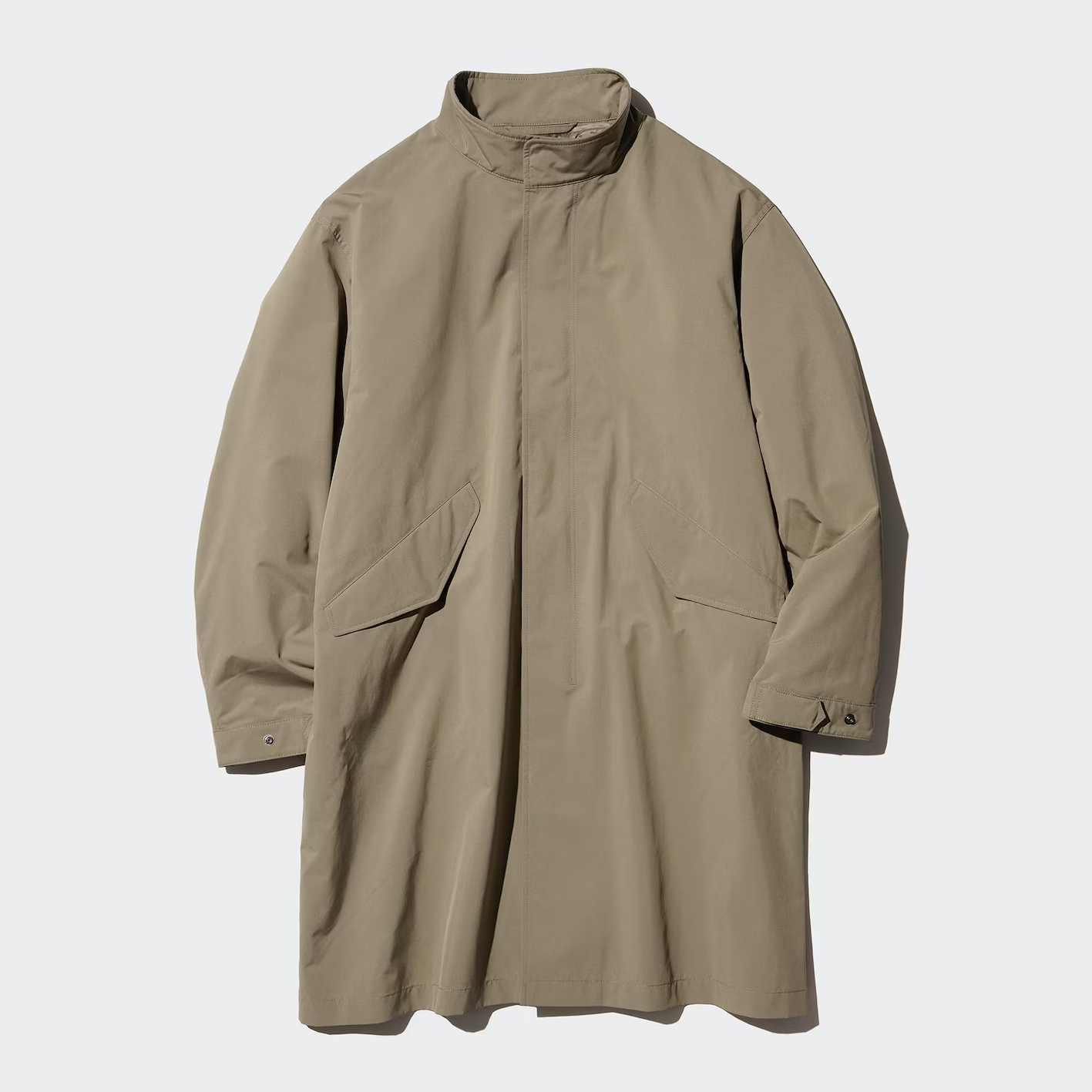

Ветрозащитное пальто 2way Uniqlo, 34 коричневый