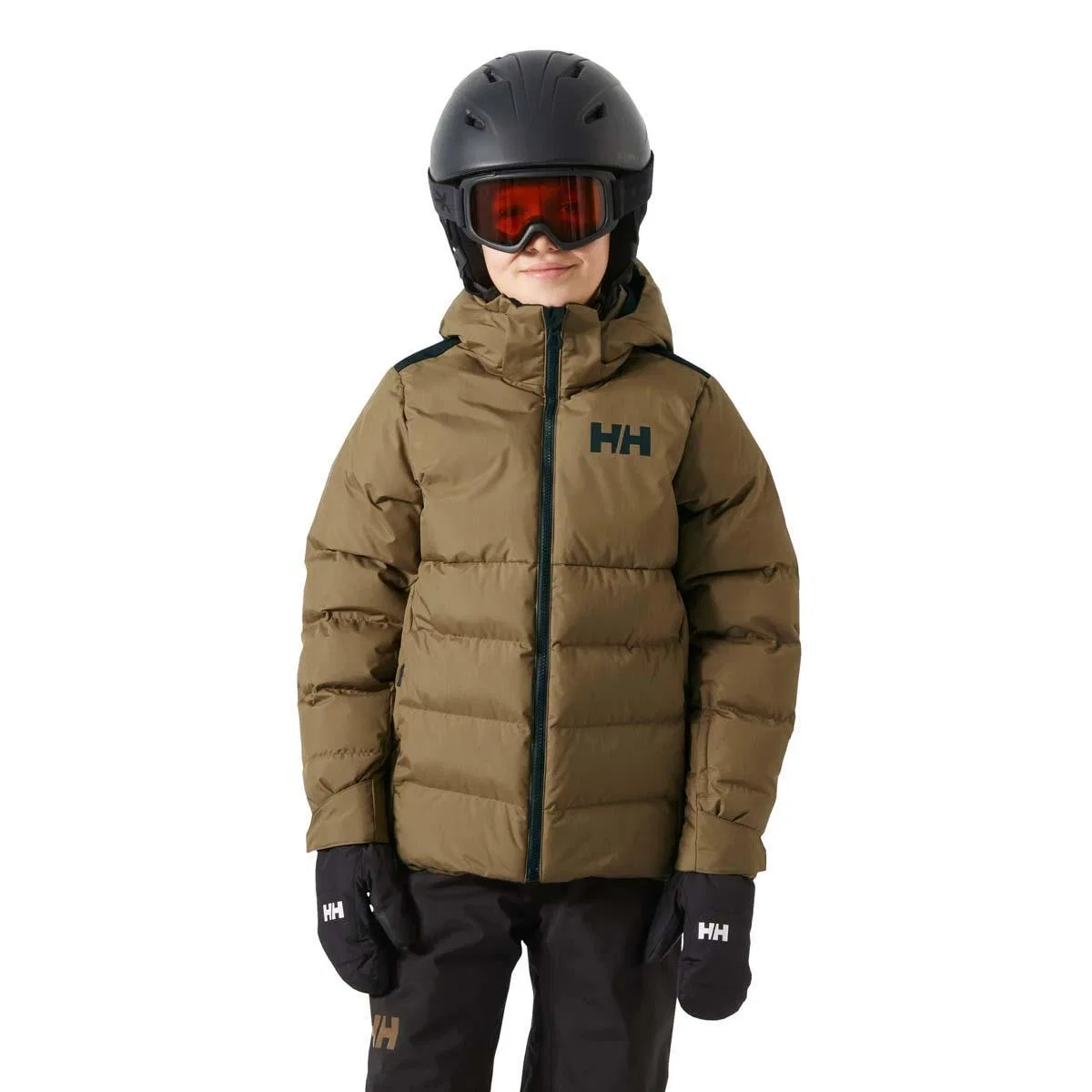 Куртка-пуховик с капюшоном Kvitfjell Race Youth Helly Hansen, Sepia