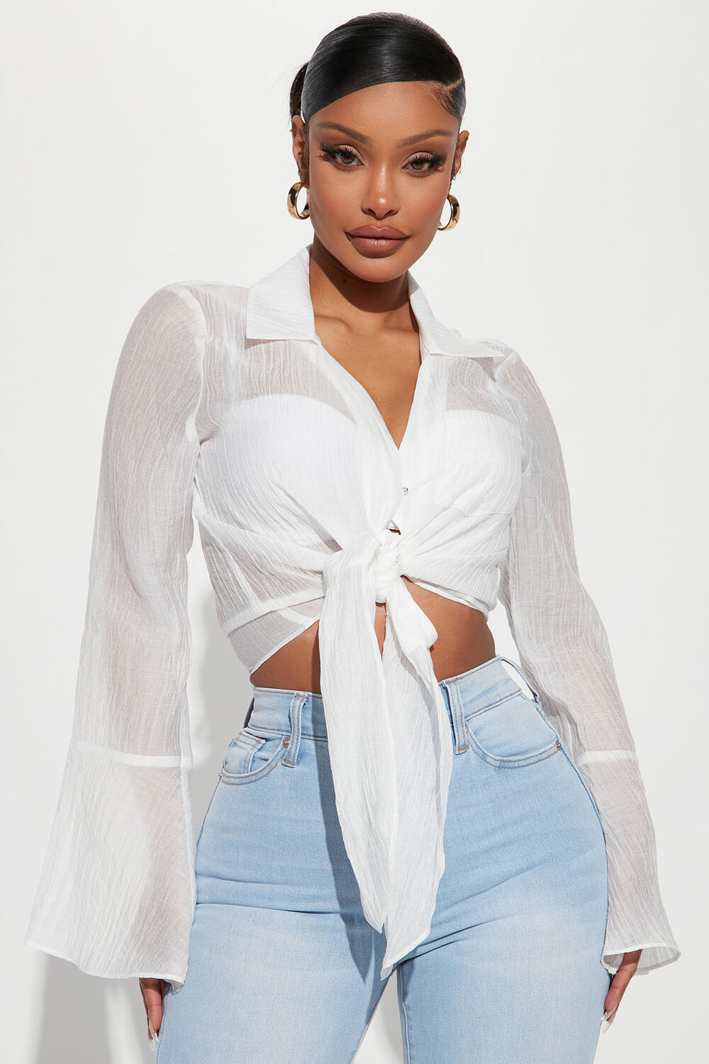 

Блузка Fashion Nova LT4680, белый