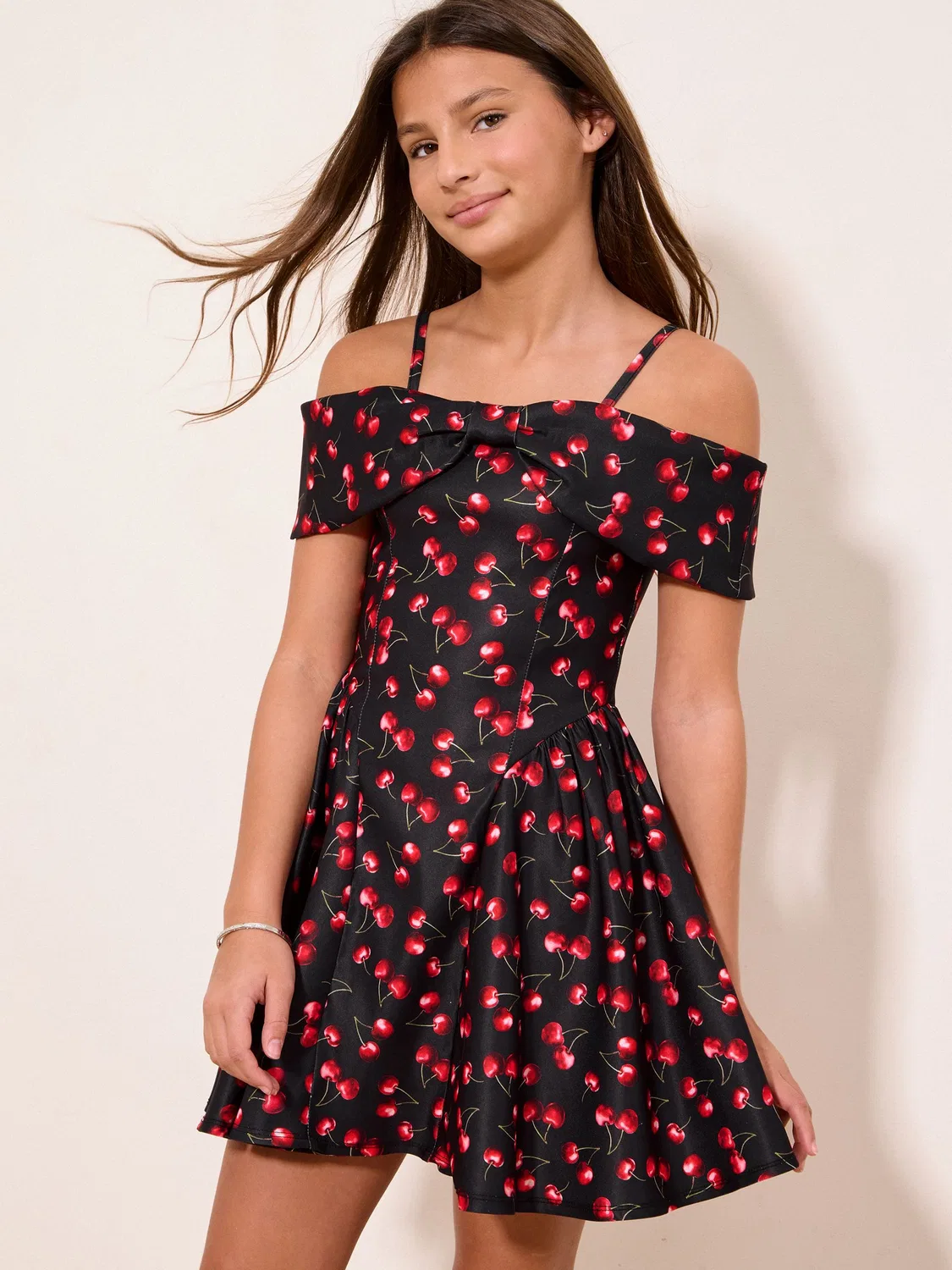 Платье с бантом, бардо Lipsy, Black Cherry Bow — фото 3