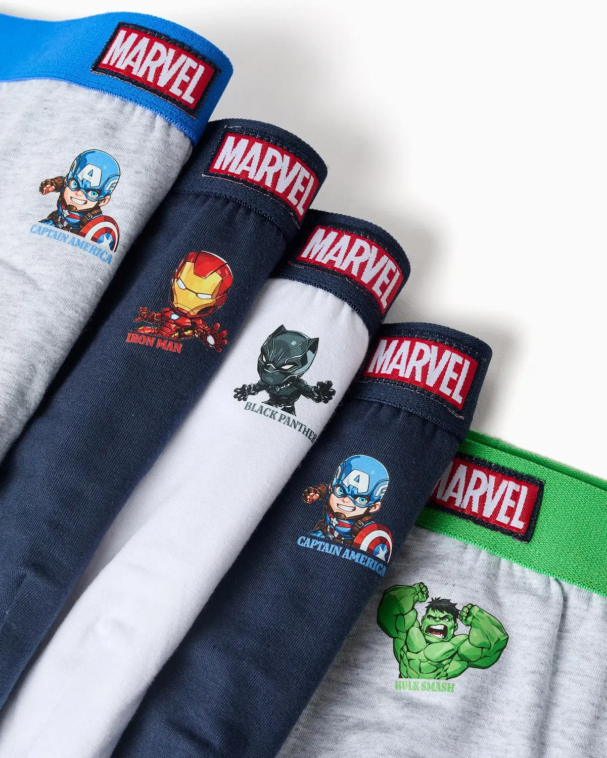 Детские трусы для мальчиков набор 5 шт Avengers Multicolor Zippy, Multicolor — фото 3