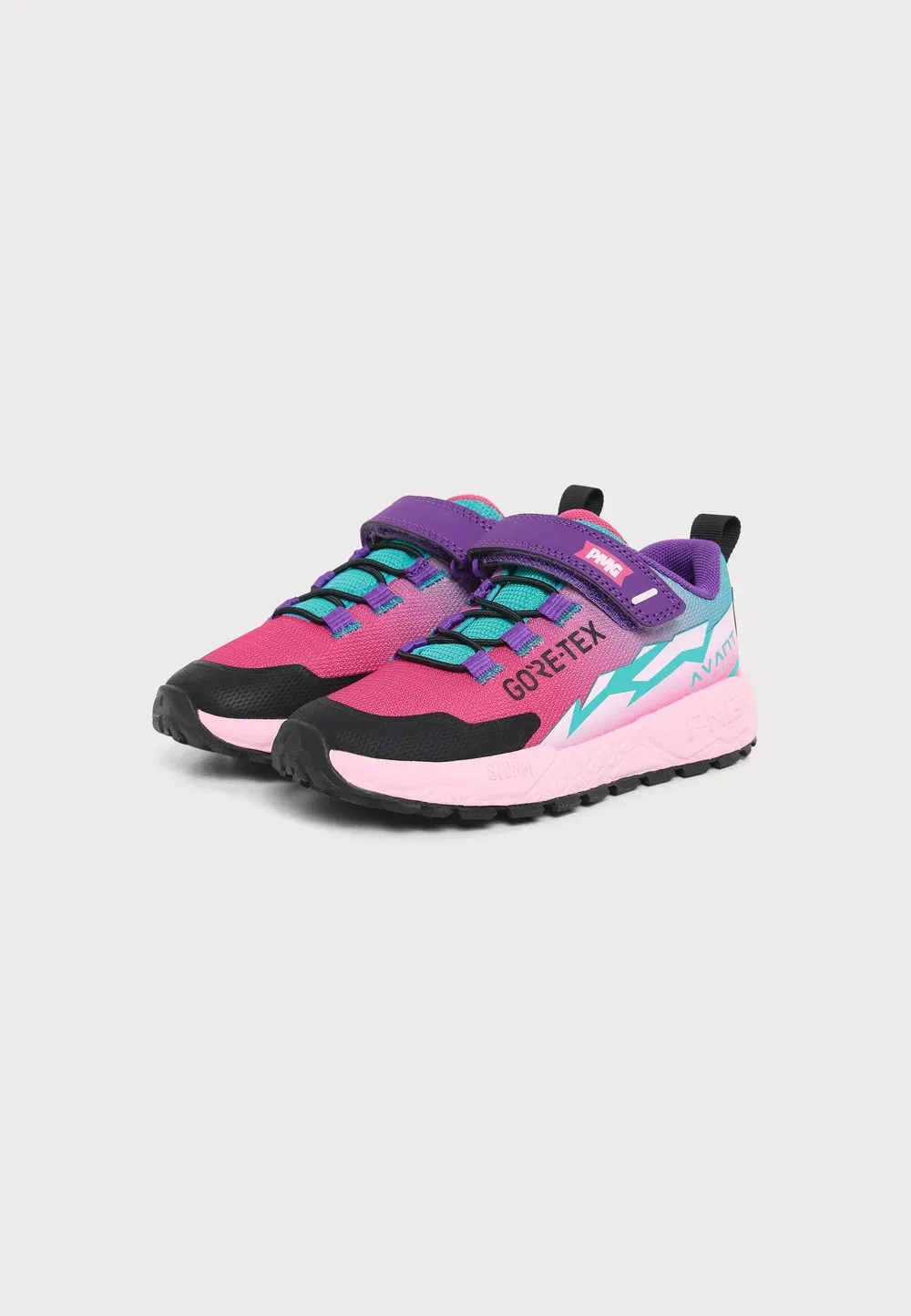 Кроссовки Goretex B&G Storm GTX 24190 Primigi, Fuchsia/Aquamarine — фото 2