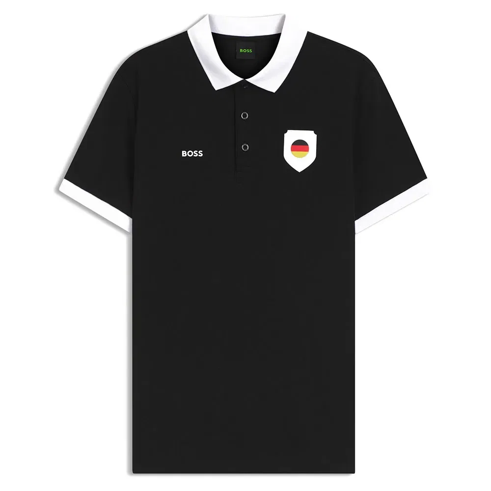 Мужское поло с коротким рукавом BB BC Lux Paddy BOSS, Black