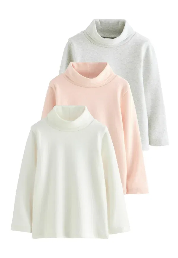 Комплект из 3 водолазок Next, Pink Cream, розовый