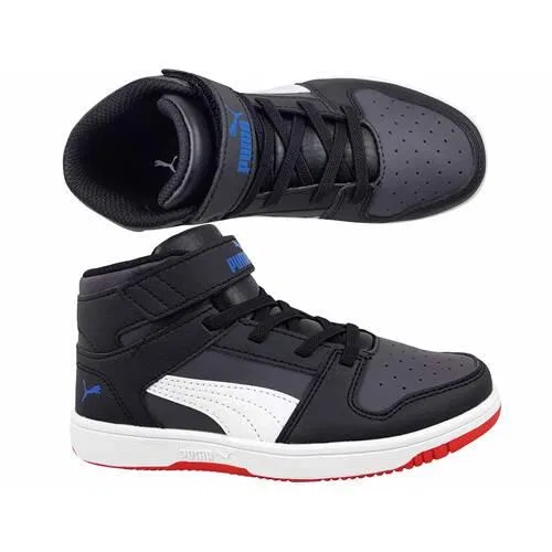 Детские кроссовки с высоким верхом Rebound Layup Sl V Ps Puma, Schwarz — фото 3