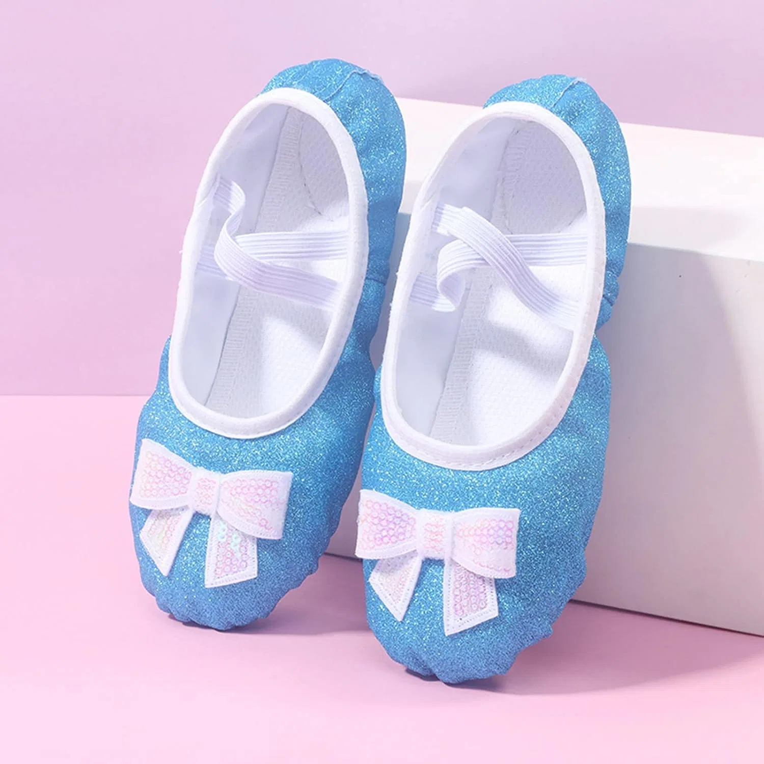 Детские балетки для девочек с блестками Pin𝐤 Ballet Flat — фото 2