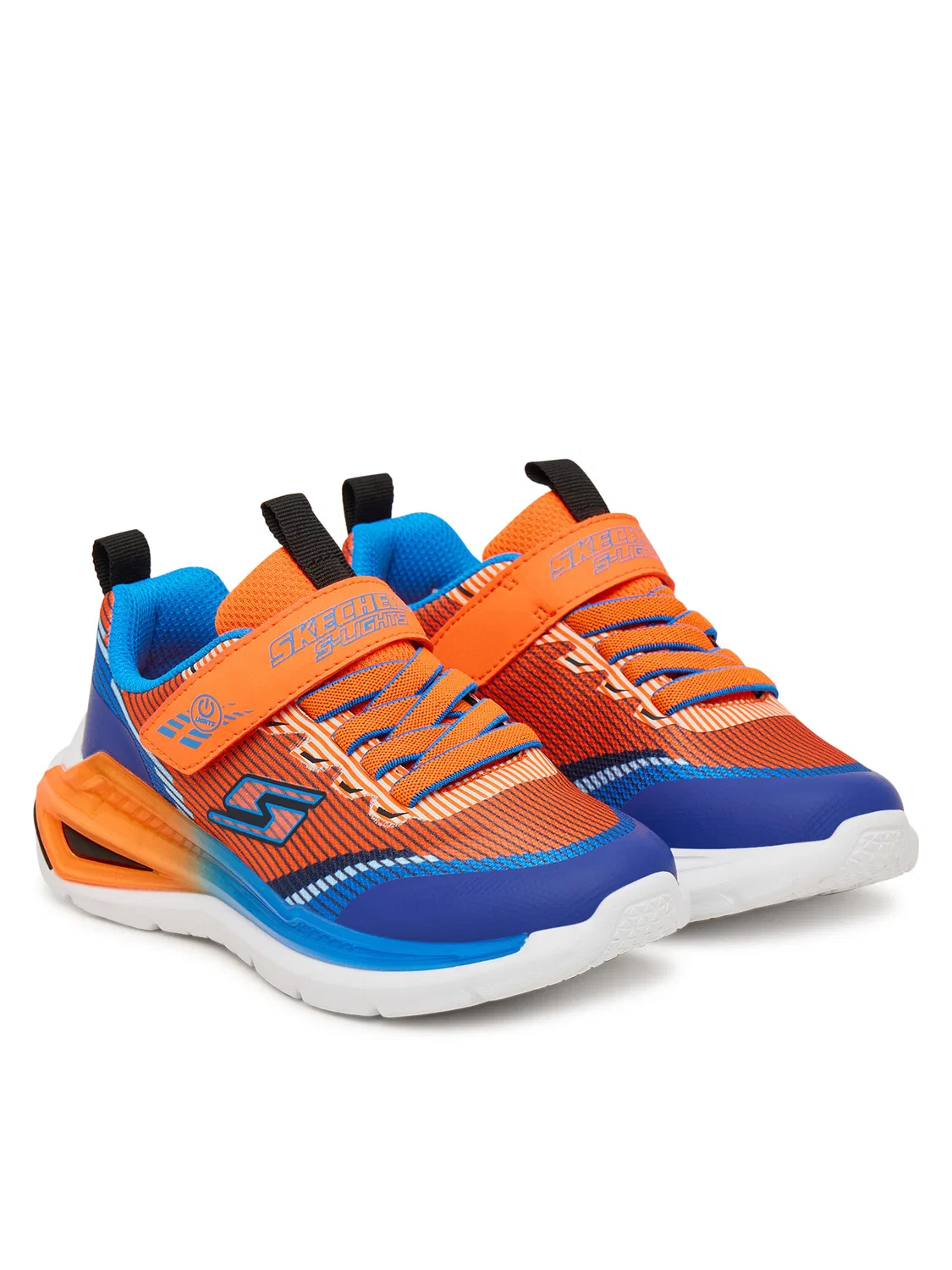 Кроссовки для мальчика Lights: Tri-Namics Skechers, оранжевый — фото 2