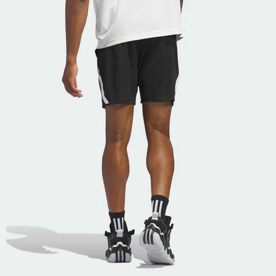 Шорты спортивные с принтом adidas Pro Block, Черный — фото 2