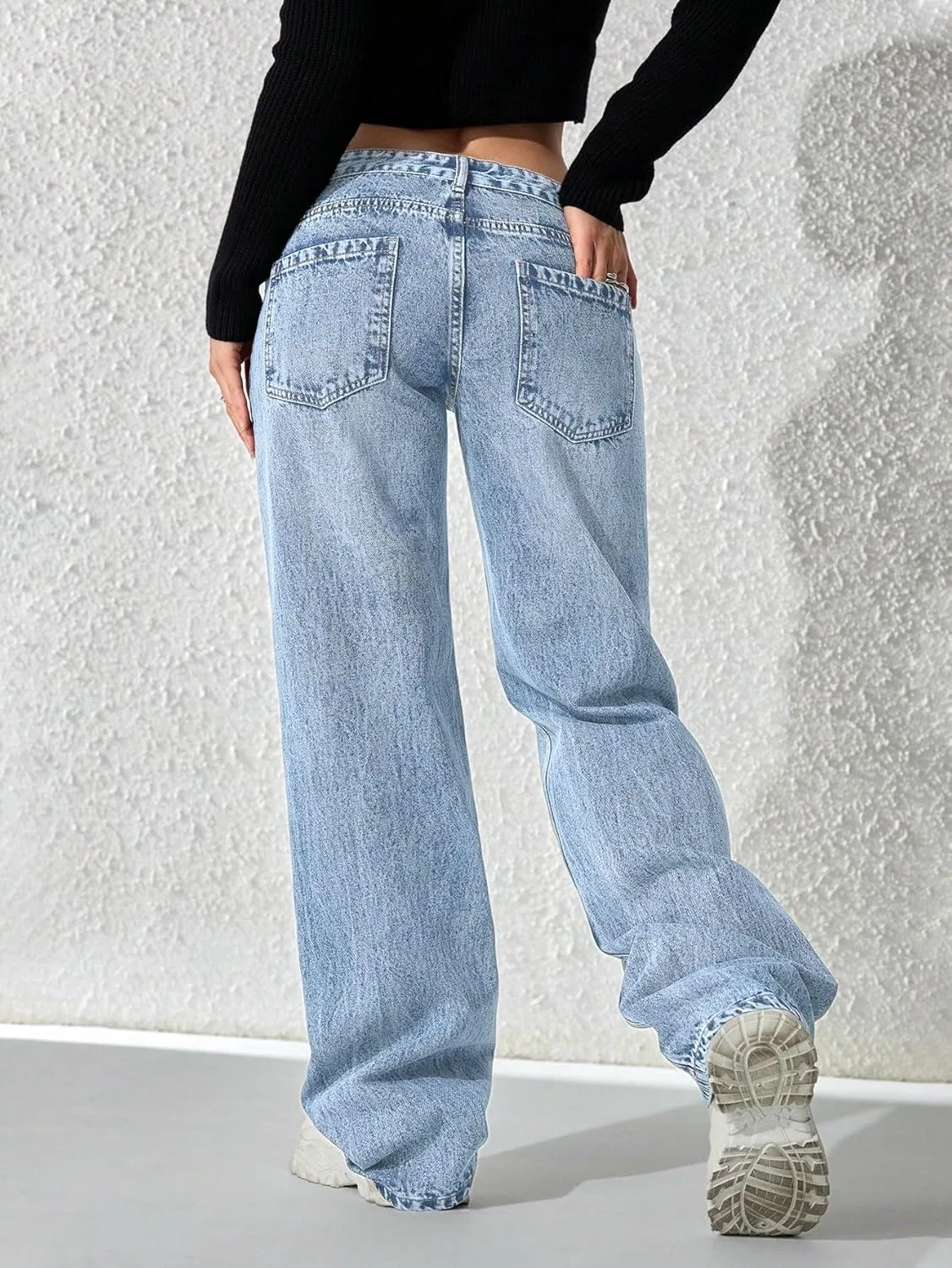 Джинсы свободные Baggy, Light Wash — фото 2