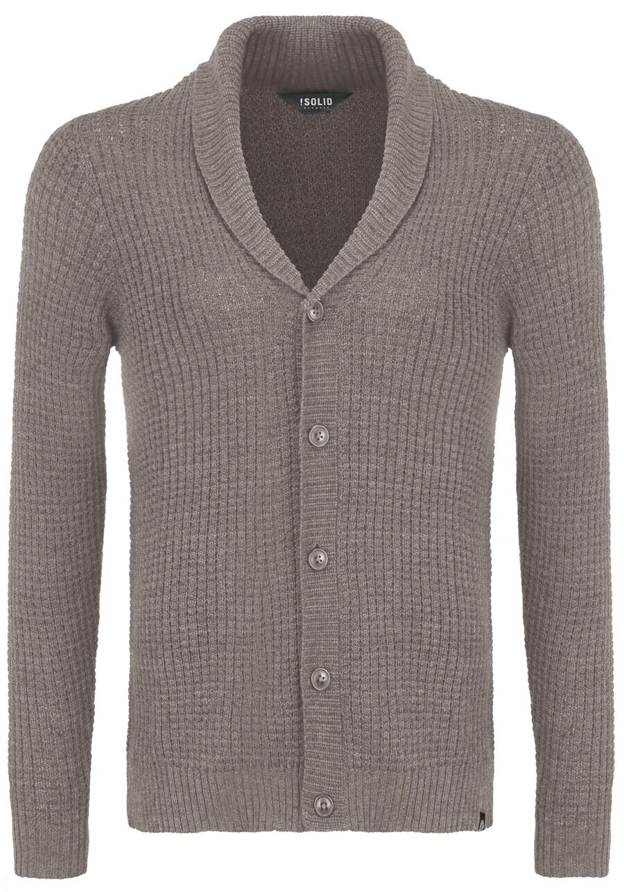 

Кардиган !Solid Knit Cardigan Marapa, серый