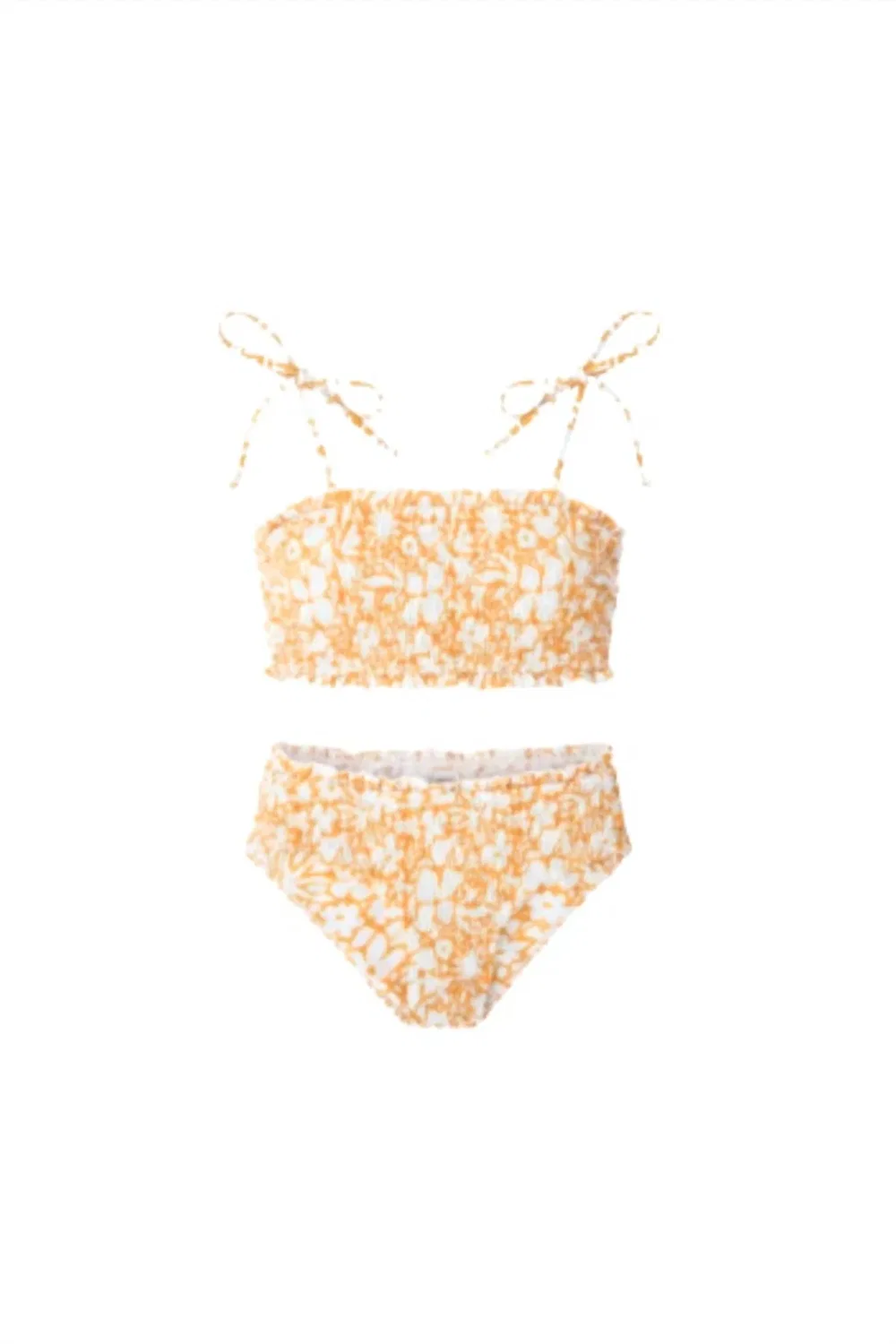 Детский комплект купальников бикини с завязками Eva Bikini Set CITRINE, Mango Floral