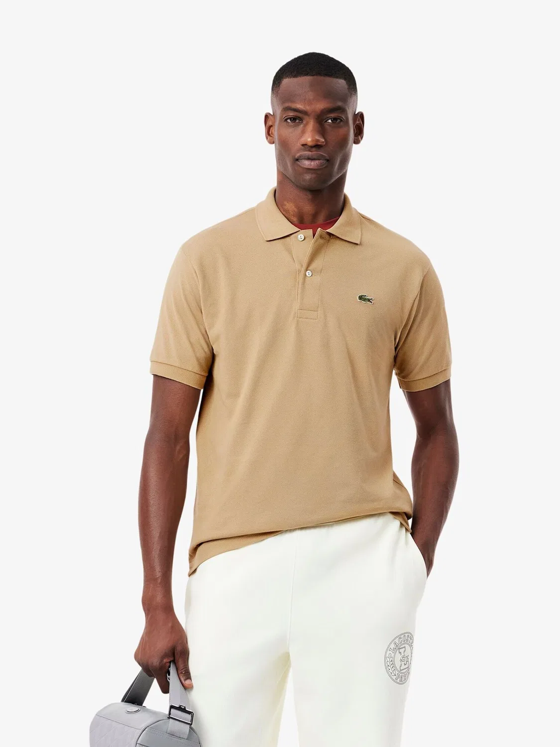Поло Lacoste L.12.12 Light Brown
