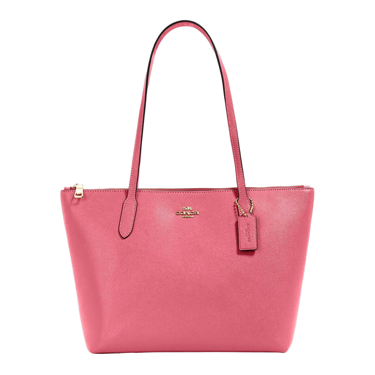 

Сумка Coach Outlet Zip Top Tote, ярко-розовый