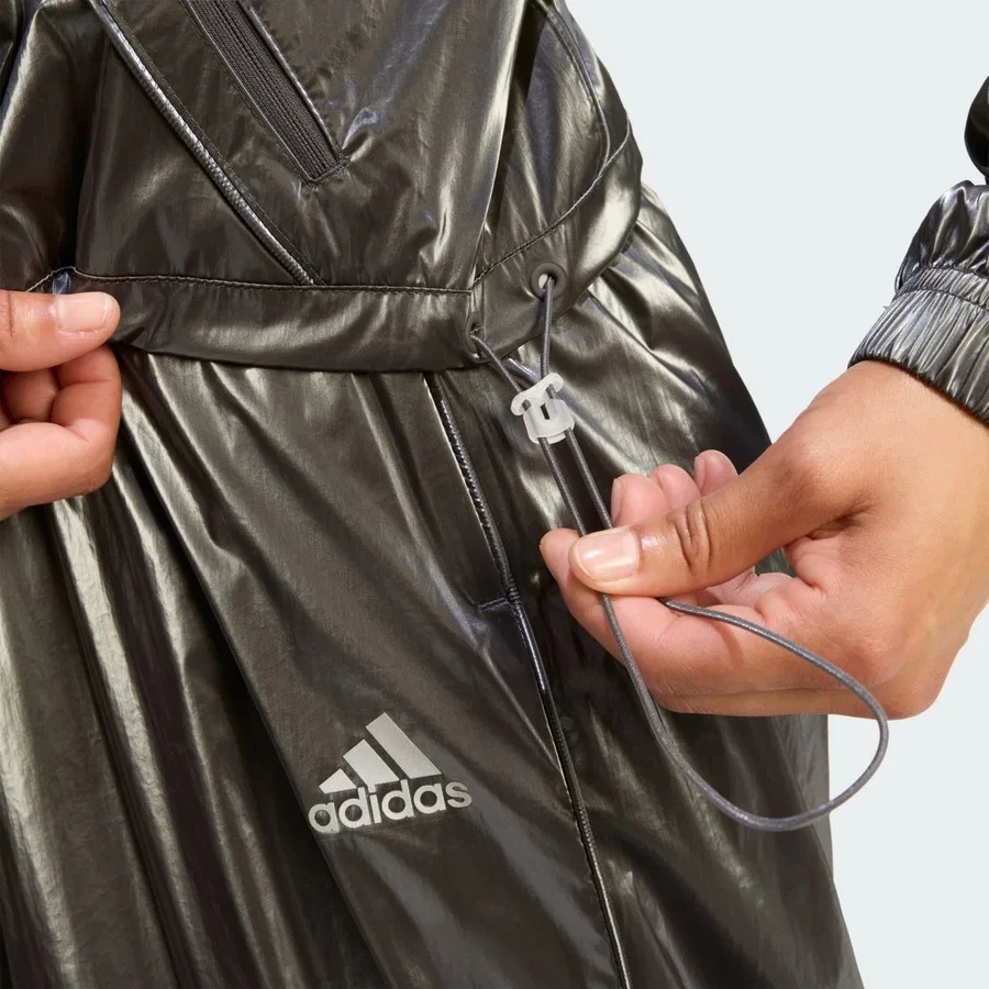Женская ветровка с длинным рукавом Originals F50 Tracktop adidas, Серебристый — фото 4