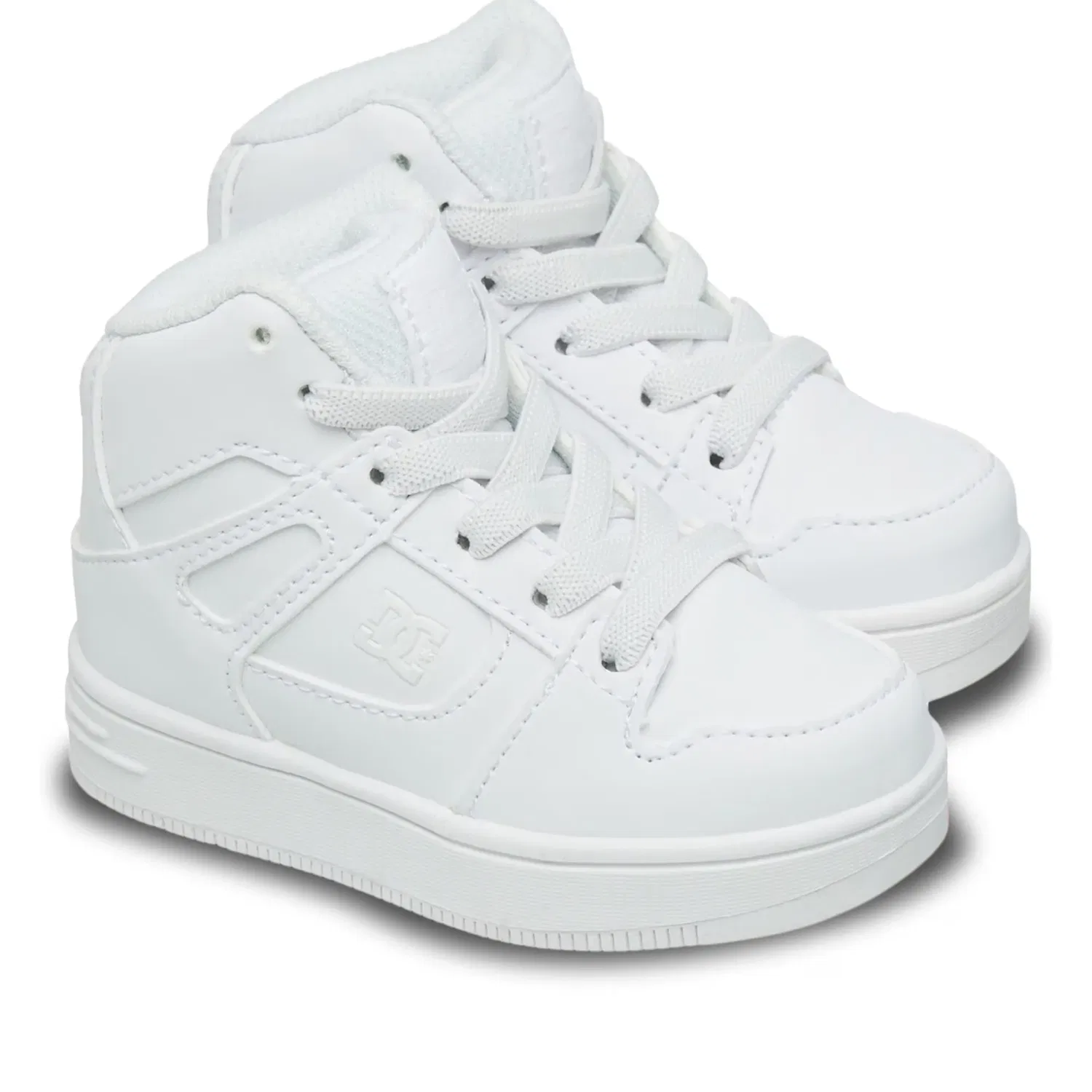 Детские кроссовки для мальчиков высокие DC Shoes, Blanco — фото 2