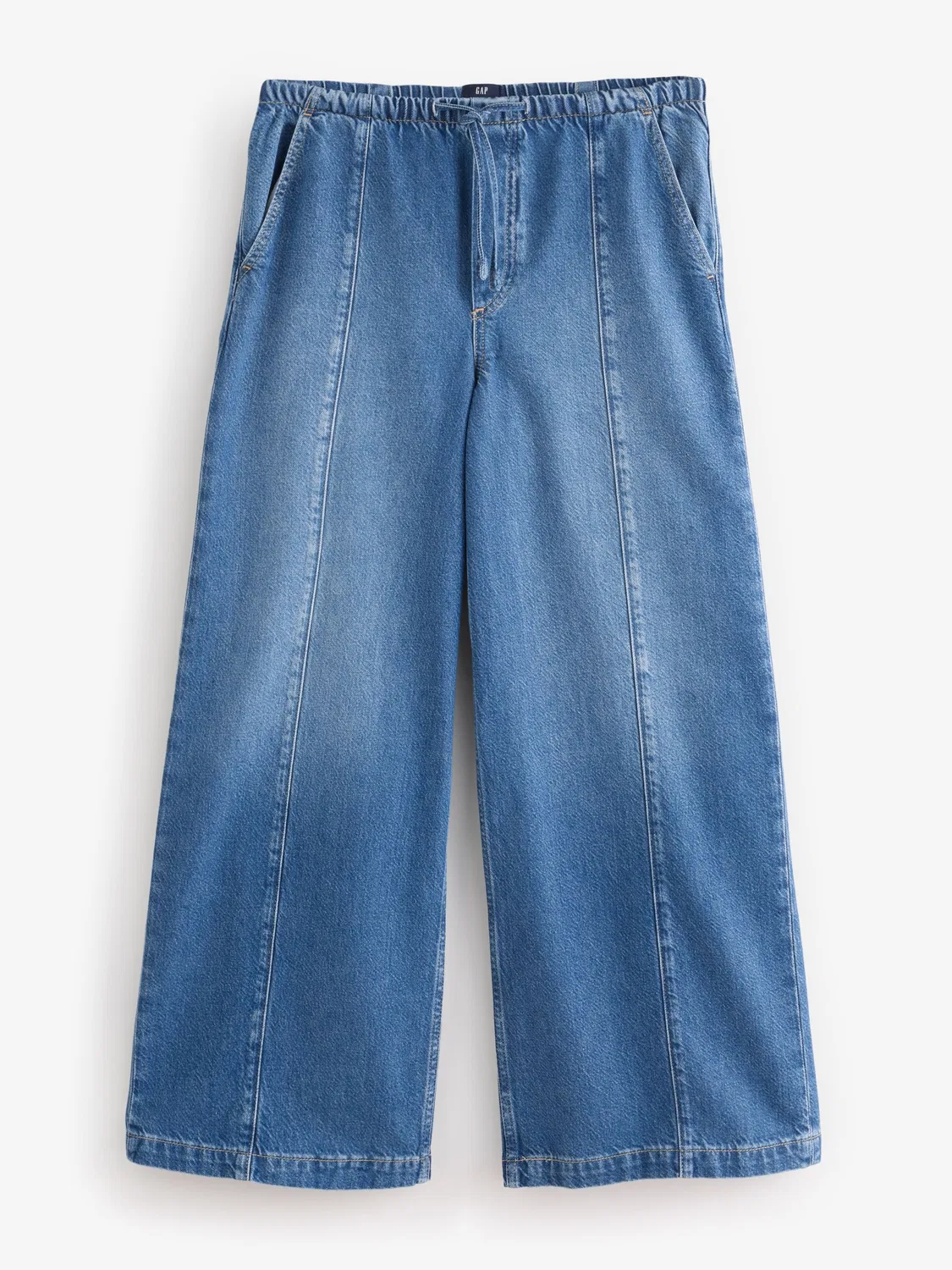 Джинсы мешковатые Gap Medium Wash Mid Rise UltraSoft Easy Seamed Baggy, Medium Wash