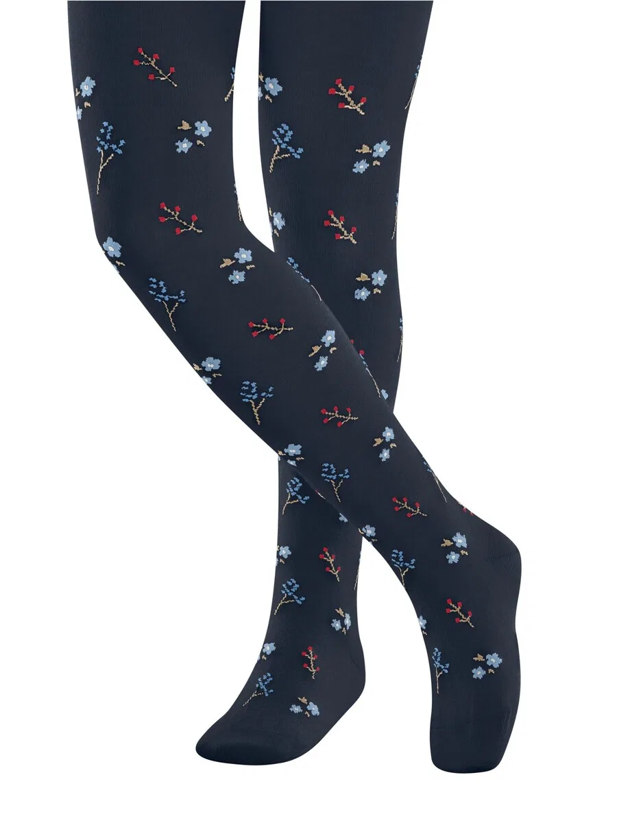 Колготки FALKE «Маленькие цветочки» с экстрактом горечавки — фото 3