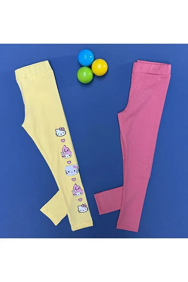 Детские леггинсы для девочек с принтом Slope Leggings Set Baby Ella'S, Multicolored