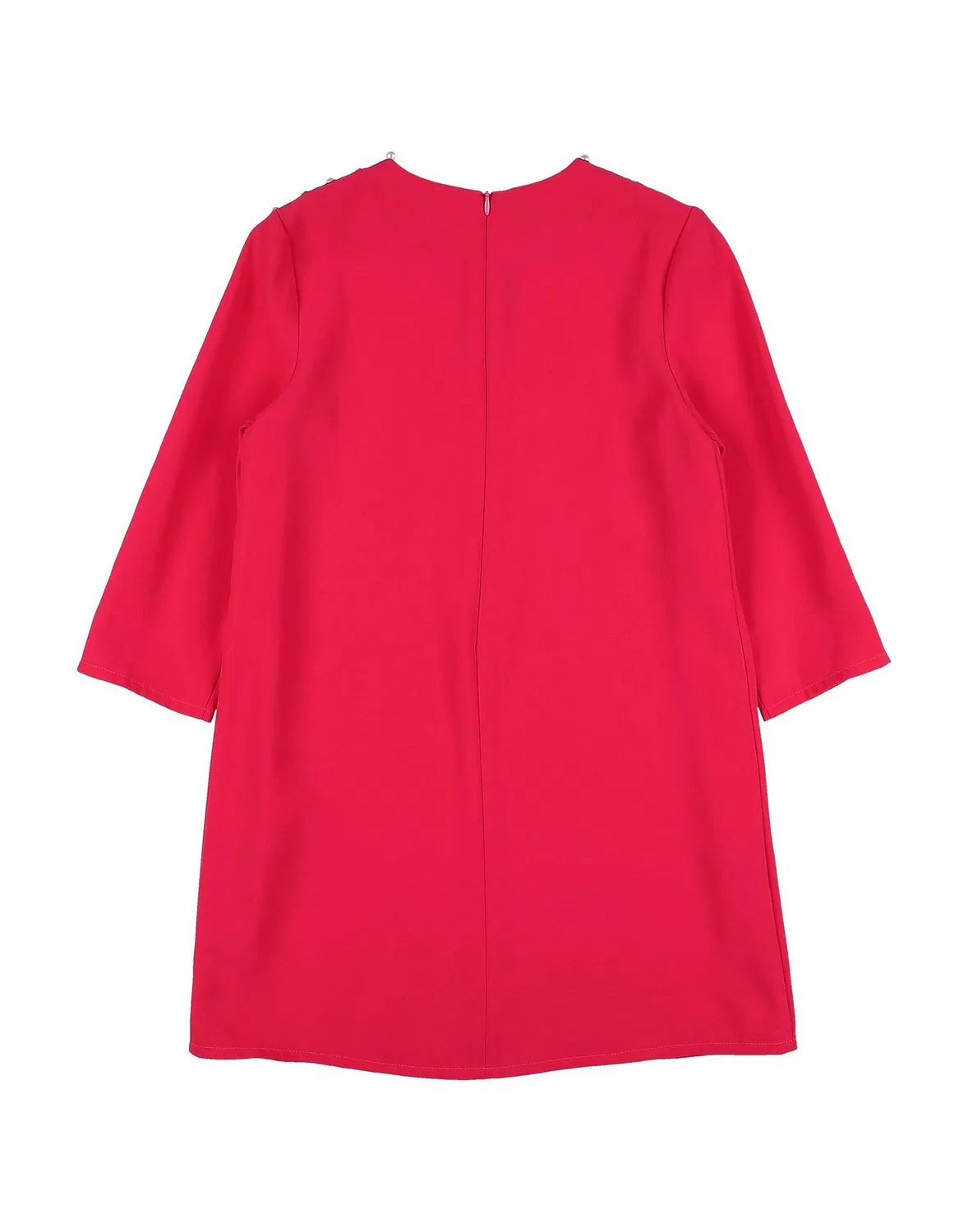 Детское платье для девочек из крепа Fuchsia Elisabetta Franchi, фуксия — фото 2