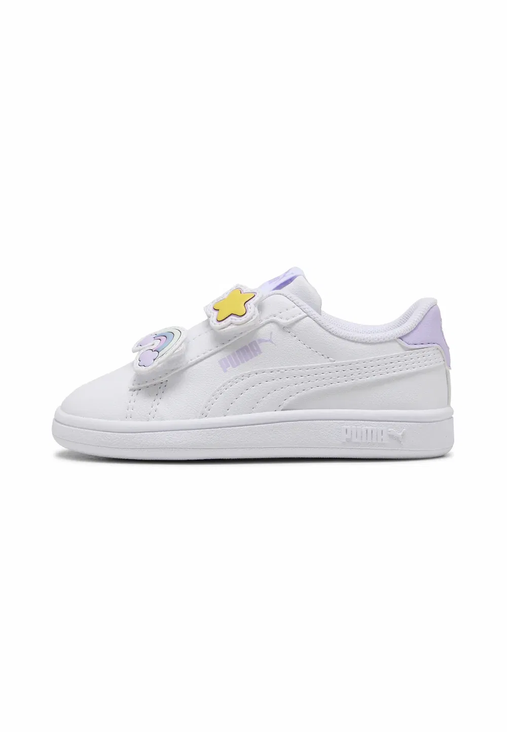 Значки Smash 3.0 v inf унисекс - детская обувь Puma, White-Light Lavender