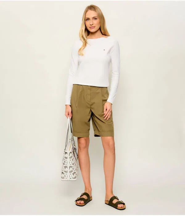 Женский джемпер из букле Tommy Hilfiger, белый — фото 2